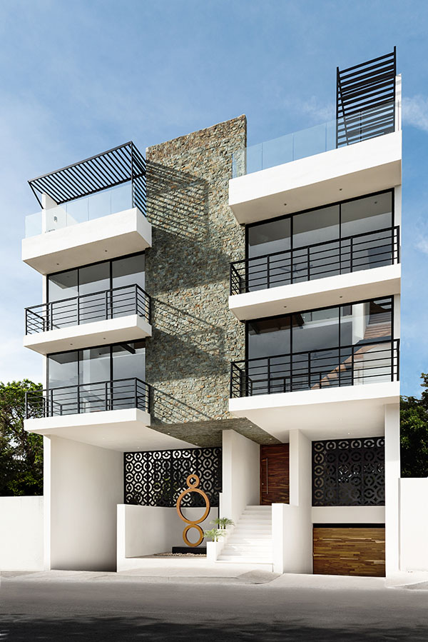 Render Fachada Valenia 218 | PLAYA DEL CARMEN