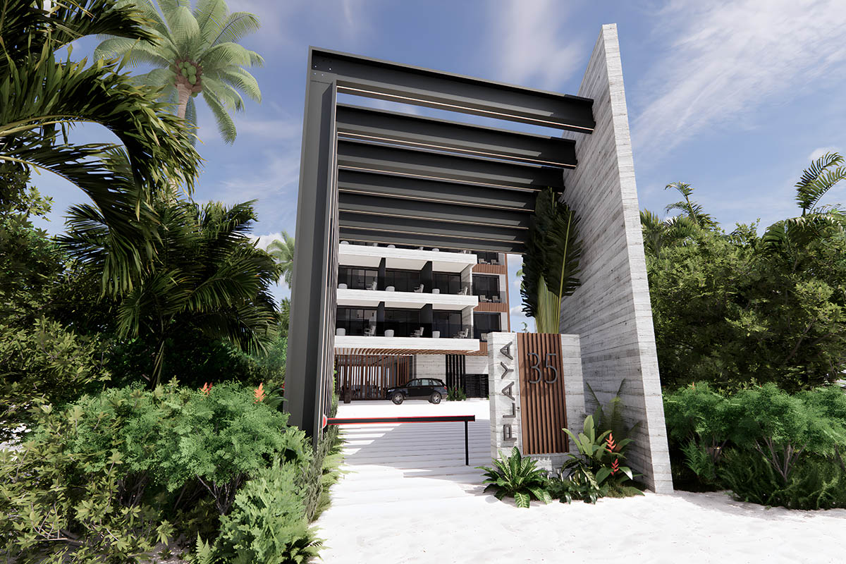 Render estancia Valenia 218 | PLAYA DEL CARMEN